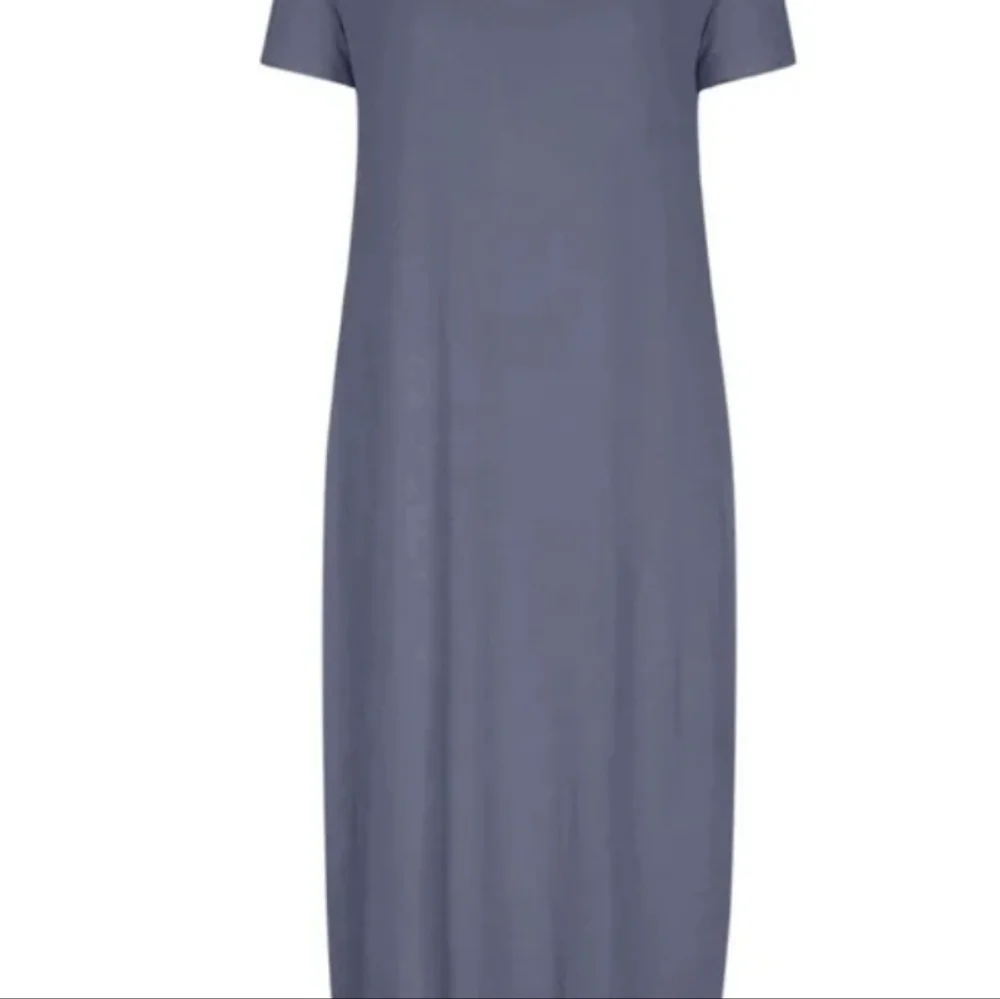 Dusty Blue Maxi Dress - Picture 9 of 10